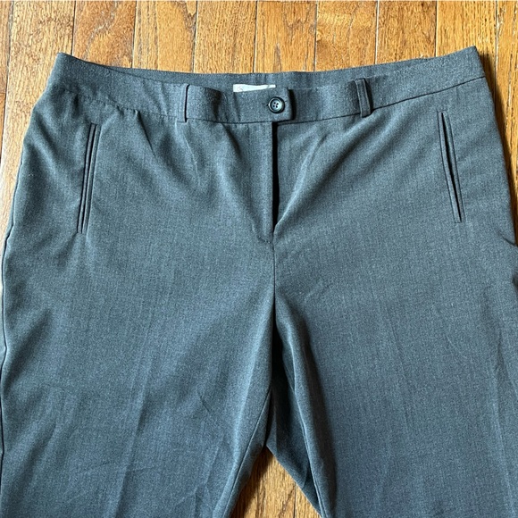 Dress Barn Ankle Pants, Gray, Size 18W - Picture 2 of 6